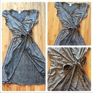 Vintage 90’s Wrap Dress•Max Studio